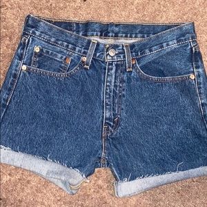 Levi’s 505 Distressed Shorts